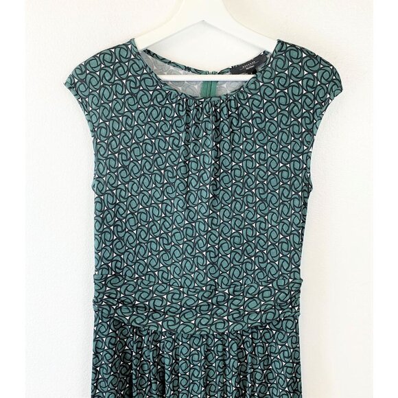 NWT Weekend Max Mara Uvetta Round Neck Sleeveless Midi Dress Size S - Picture 5 of 10